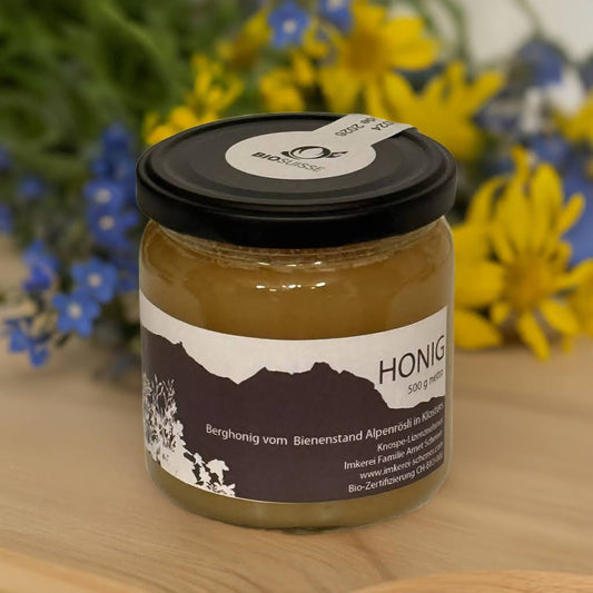 Bio-Bergblütenhonig aus Klosters (GR) 2024