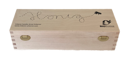 Geschenkbox mit 4 Bio-Honigsorten