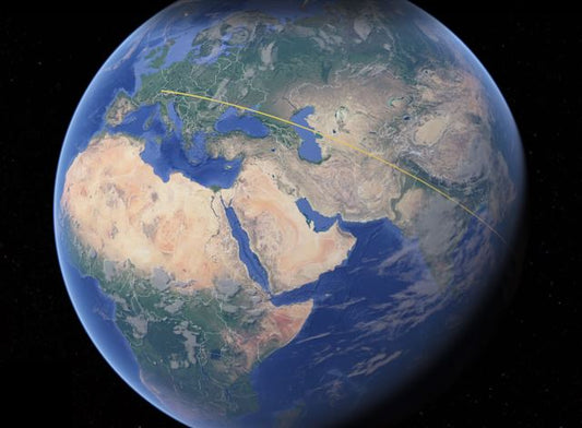 Wie weit fliegen Bienen für ein Glas Honig?