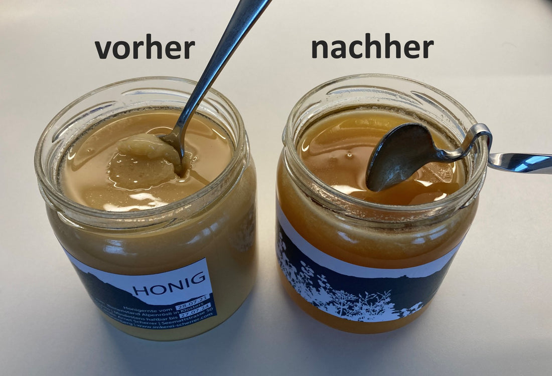 Kristallisierten Honig wieder flüssig machen